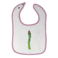 Cloth Bibs for Babies Asparagus with Face Food & Beverage Vegetables Cotton - Cute Rascals