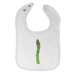 Cloth Bibs for Babies Asparagus with Face Food & Beverage Vegetables Cotton - Cute Rascals
