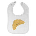 Cloth Bibs for Babies Croissant A Food and Beverages Bread Baby Accessories