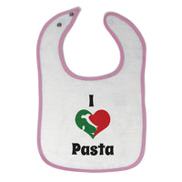 Cloth Bibs for Babies I Love Pasta Italia Map Food & Beverage Others Cotton - Cute Rascals