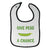 Cloth Bibs for Babies Give Peas A Chance Funny Humor Baby Accessories Cotton - Cute Rascals