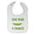 Cloth Bibs for Babies Give Peas A Chance Funny Humor Baby Accessories Cotton - Cute Rascals