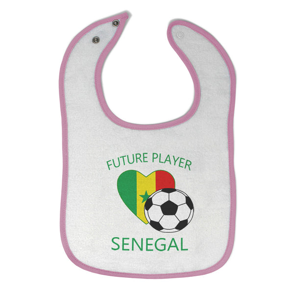 Cloth Bibs for Babies Future Soccer Player Senegal Future Baby Accessories - Cute Rascals