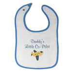 Cloth Bibs for Babies Daddy's Little Co-Pilot Dad Father's Day Western Cotton - Cute Rascals