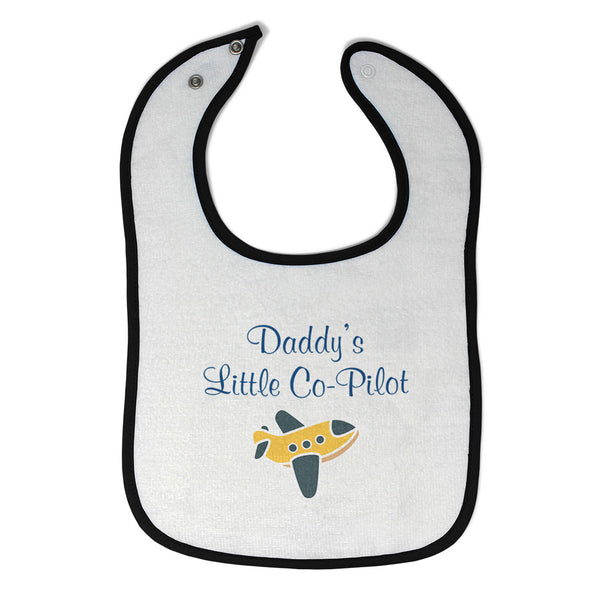 Cloth Bibs for Babies Daddy's Little Co-Pilot Dad Father's Day Western Cotton - Cute Rascals