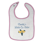 Cloth Bibs for Babies Daddy's Little Co-Pilot Dad Father's Day Western Cotton - Cute Rascals