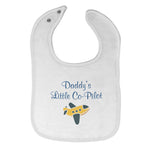Cloth Bibs for Babies Daddy's Little Co-Pilot Dad Father's Day Western Cotton - Cute Rascals