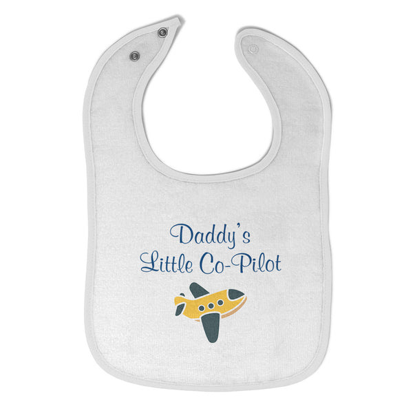 Cloth Bibs for Babies Daddy's Little Co-Pilot Dad Father's Day Western Cotton - Cute Rascals