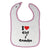 Cloth Bibs for Babies I Love My Gigi and Grandpa Grandparents Baby Accessories - Cute Rascals