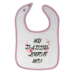 Cloth Bibs for Babies My Daddy Loves Me Dad Father's Day Baby Accessories Cotton - Cute Rascals