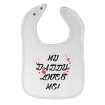 Cloth Bibs for Babies My Daddy Loves Me Dad Father's Day Baby Accessories Cotton - Cute Rascals