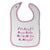 Baby Girl Bibs If I'M Crying It's Because Grandpa Drive His Motorcycle Cotton - Cute Rascals