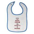 Cloth Bibs for Babies Keep Calm My Aunt Is A Nurse Baby Accessories Cotton