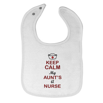 Cloth Bibs for Babies Keep Calm My Aunt Is A Nurse Baby Accessories Cotton