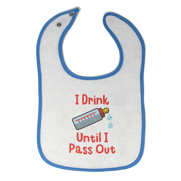 Cloth Bibs for Babies I Drink Until I Pass out Baby Accessories Cotton - Cute Rascals