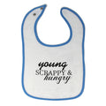 Cloth Bibs for Babies Young Scrappy & Hungry Baby Accessories Burp Cloths Cotton