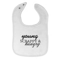 Cloth Bibs for Babies Young Scrappy & Hungry Baby Accessories Burp Cloths Cotton