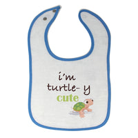 Cloth Bibs for Babies I'M Turtle Y Cute Animals Woodland Baby Accessories Cotton - Cute Rascals