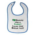 Cloth Bibs for Babies Love Mommy like Hobbit Loves 2 Breakfast Baby Accessories