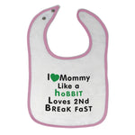 Cloth Bibs for Babies Love Mommy like Hobbit Loves 2 Breakfast Baby Accessories - Cute Rascals