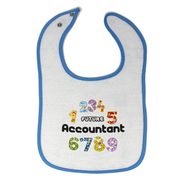 Cloth Bibs for Babies Future Accountant Funny Baby Accessories Cotton