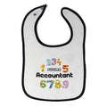 Cloth Bibs for Babies Future Accountant Funny Baby Accessories Cotton