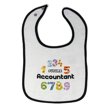 Cloth Bibs for Babies Future Accountant Funny Baby Accessories Cotton