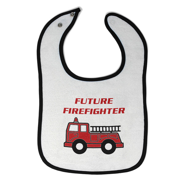 Cloth Bibs for Babies Future Firefighter B Future Profession Baby Accessories - Cute Rascals