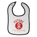 Cloth Bibs for Babies Future Disc Golf Buddy Baby Accessories Burp Cloths Cotton