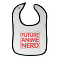 Cloth Bibs for Babies Future Anime Nerd Funny Humor Baby Accessories Cotton