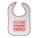 Cloth Bibs for Babies Future Anime Nerd Funny Humor Baby Accessories Cotton - Cute Rascals