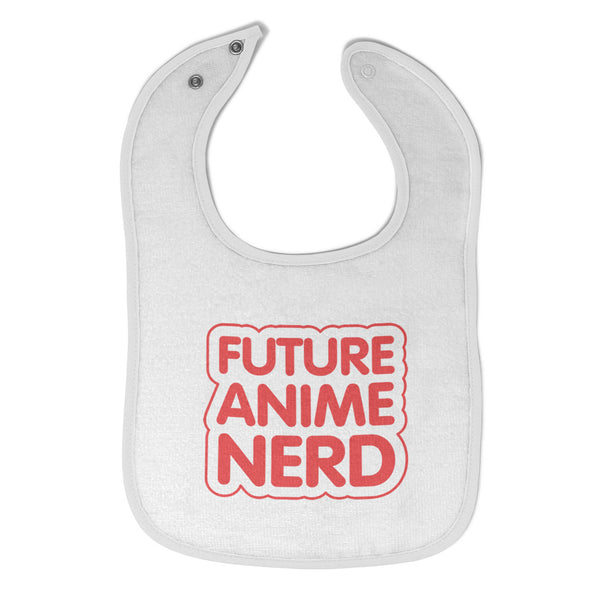 Cloth Bibs for Babies Future Anime Nerd Funny Humor Baby Accessories Cotton - Cute Rascals