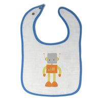 Cloth Bibs for Babies Mr. Robot Characters Robots Baby Accessories Cotton - Cute Rascals