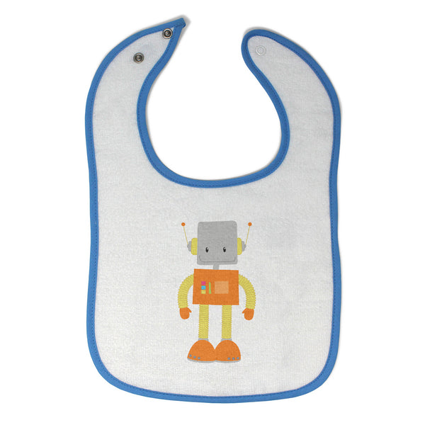 Cloth Bibs for Babies Mr. Robot Characters Robots Baby Accessories Cotton - Cute Rascals