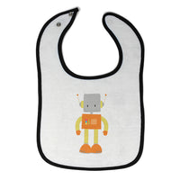 Cloth Bibs for Babies Mr. Robot Characters Robots Baby Accessories Cotton - Cute Rascals