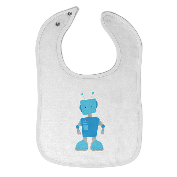 Cloth Bibs for Babies Mr. Robot 4 Forth Birthday Characters Robots Cotton - Cute Rascals