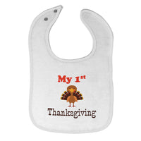 Cloth Bibs for Babies My First Thanksgiving Baby Accessories Burp Cloths Cotton - Cute Rascals