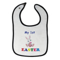 Cloth Bibs for Babies My First Easter Bunny Holidays and Occasions Easter Cotton