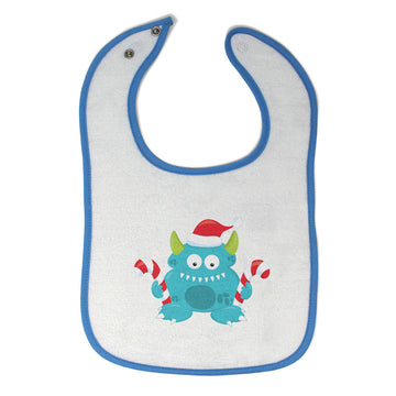 Cloth Bibs for Babies Blue Monster Lollipop Characters Monsters Baby Accessories