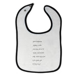 Cloth Bibs for Babies The Created Language Trilogy Lord Rings Baby Accessories - Cute Rascals