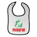 Cloth Bibs for Babies Eid Mubarak Arabic Baby Accessories Burp Cloths Cotton