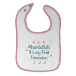 Cloth Bibs for Babies Alhamdullilah It's My First Ramadan Arabic Cotton - Cute Rascals