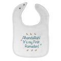 Cloth Bibs for Babies Alhamdullilah It's My First Ramadan Arabic Cotton