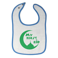 Cloth Bibs for Babies My First Eid Arabic Baby Accessories Burp Cloths Cotton - Cute Rascals