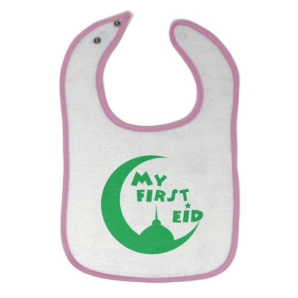 Cloth Bibs for Babies My First Eid Arabic Baby Accessories Burp Cloths Cotton - Cute Rascals