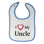 Cloth Bibs for Babies I Love My Uncle B Family & Friends Uncle Baby Accessories - Cute Rascals