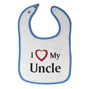 Cloth Bibs for Babies I Love My Uncle B Family & Friends Uncle Baby Accessories
