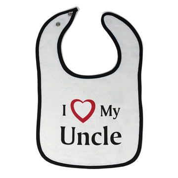 Cloth Bibs for Babies I Love My Uncle B Family & Friends Uncle Baby Accessories