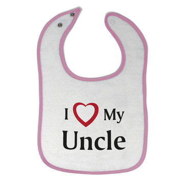 Cloth Bibs for Babies I Love My Uncle B Family & Friends Uncle Baby Accessories