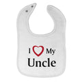 Cloth Bibs for Babies I Love My Uncle B Family & Friends Uncle Baby Accessories